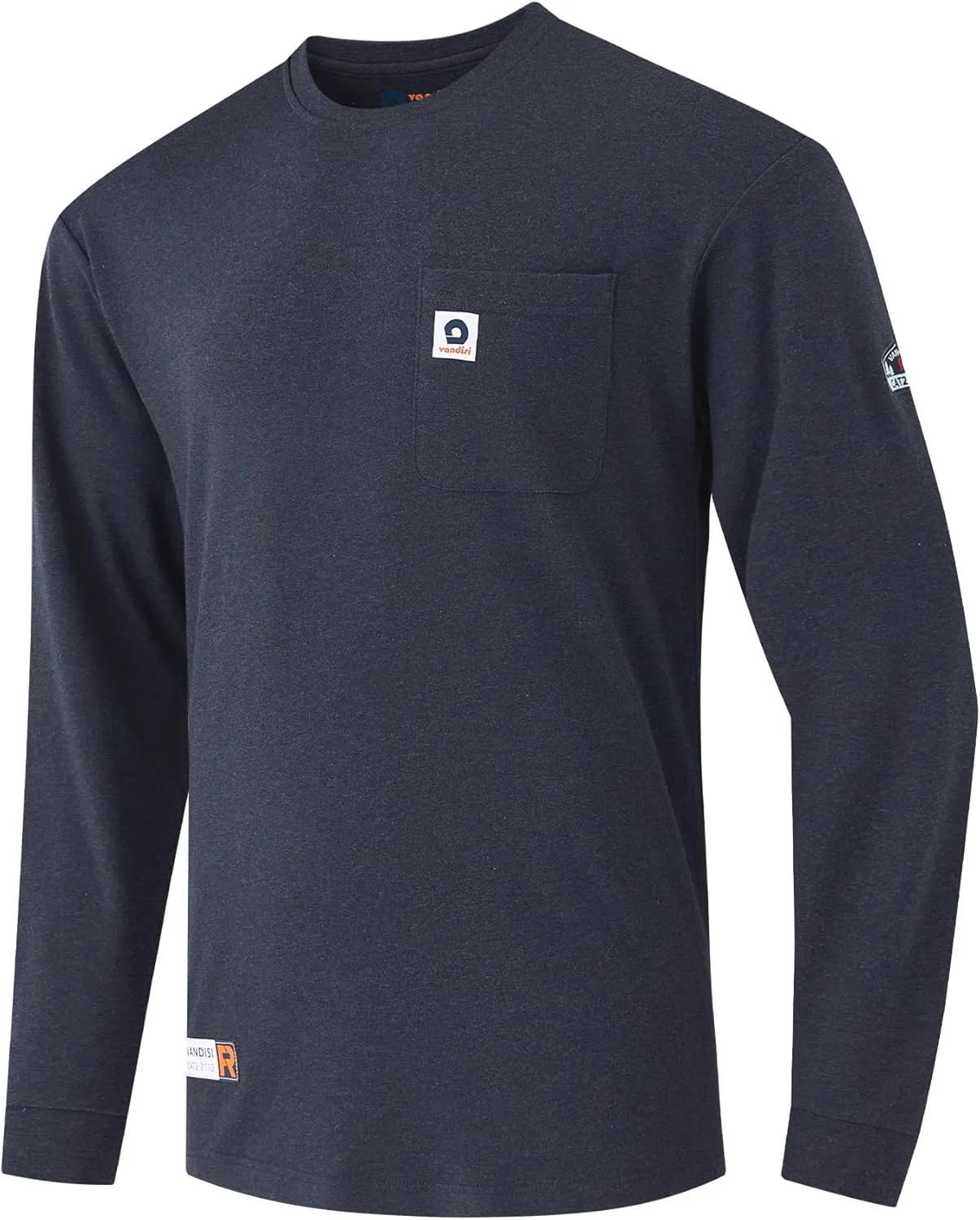 FR Shirts for Men 6.5oz Lightweight Fire Resistant Shirts for Men Long Sleeve NFPA2112/CAT2