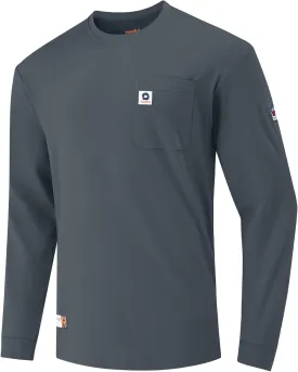 FR Shirts for Men 6.5oz Lightweight Fire Resistant Shirts for Men Long Sleeve NFPA2112/CAT2