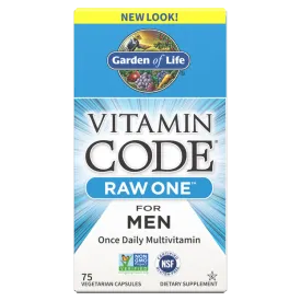 Garden of Life Vitamin Code Raw One for Men Multivitamin