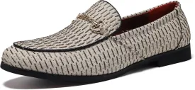 LCQL Men's Luxury Velvet Penny Loafer Shoes Noble Slip-on Suede Loafers Smoking Slippers Plus Size 7-13