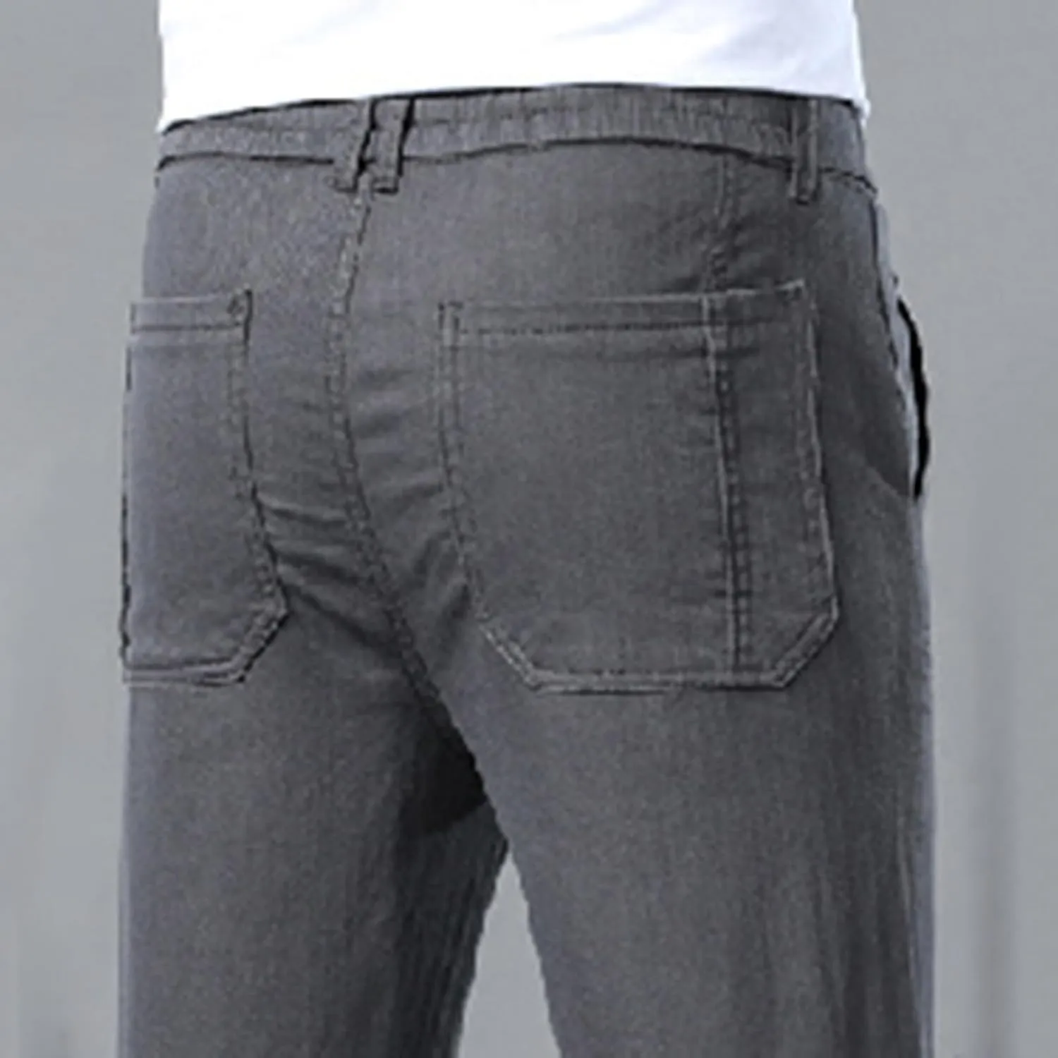Mens Cargo Shorts Summer Casual Knee Length Stretchy Work Hiking Fishing Shorts Elastic Waist Waterproof Short Pants