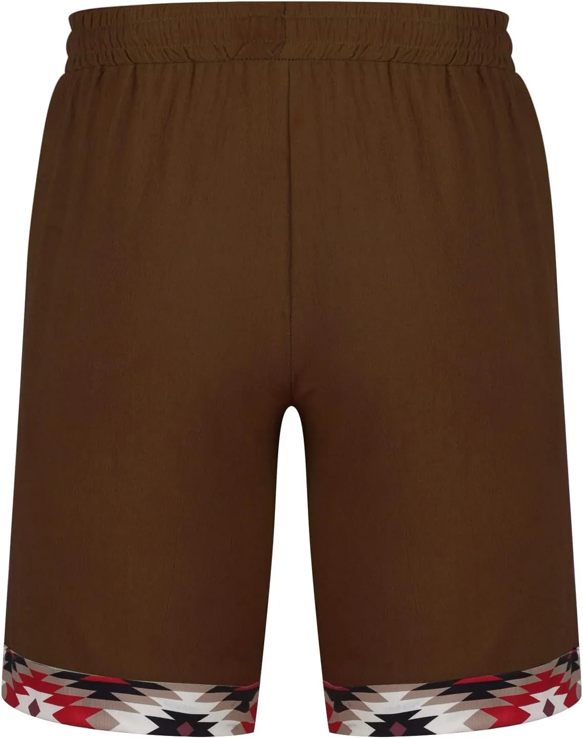 Muscularfit Men's Summer Casual Cotton Linen Shorts with Drawstring Elastic Waist, Beach Shorts with Pockets, Outdoor Fashion