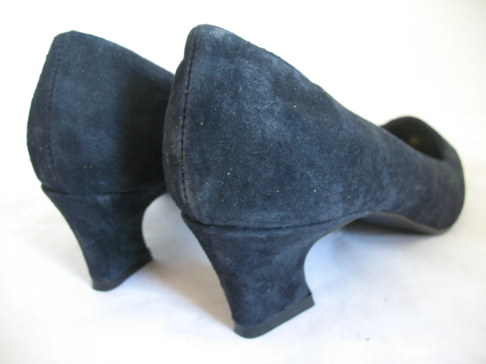 New Y2K Vintage Mootsies Tootsies Womens Classic Pump Shoes Heels Leather Suede Velvet