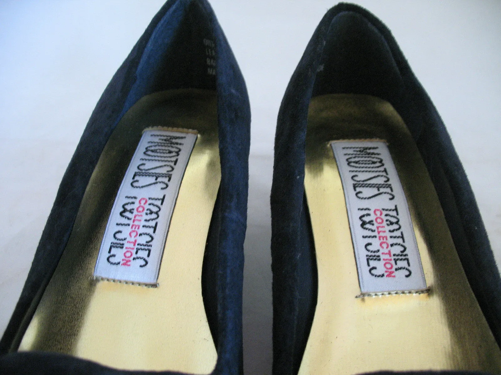 New Y2K Vintage Mootsies Tootsies Womens Classic Pump Shoes Heels Leather Suede Velvet
