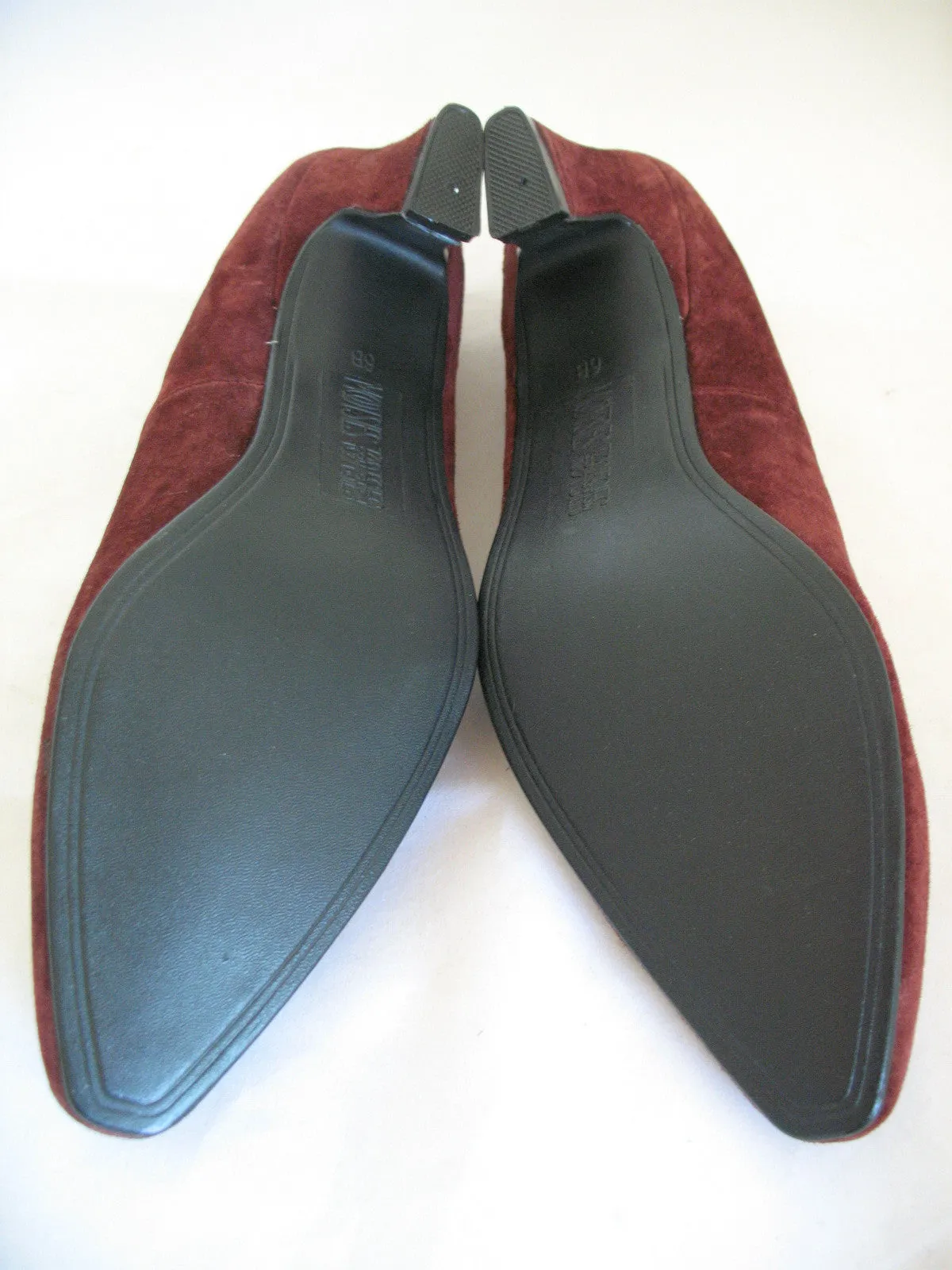 New Y2K Vintage Mootsies Tootsies Womens Classic Pump Shoes Heels Leather Suede Velvet