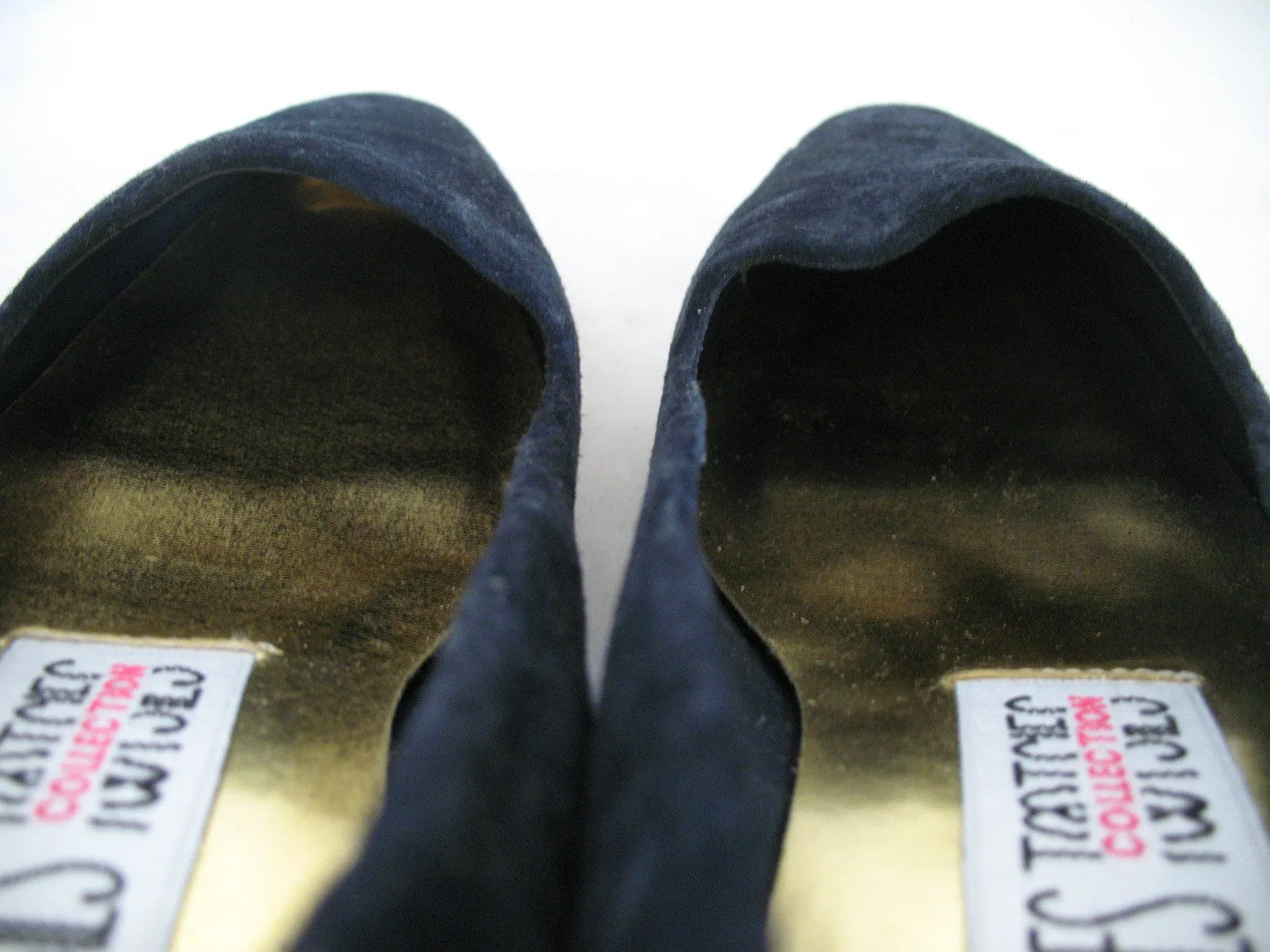 New Y2K Vintage Mootsies Tootsies Womens Classic Pump Shoes Heels Leather Suede Velvet