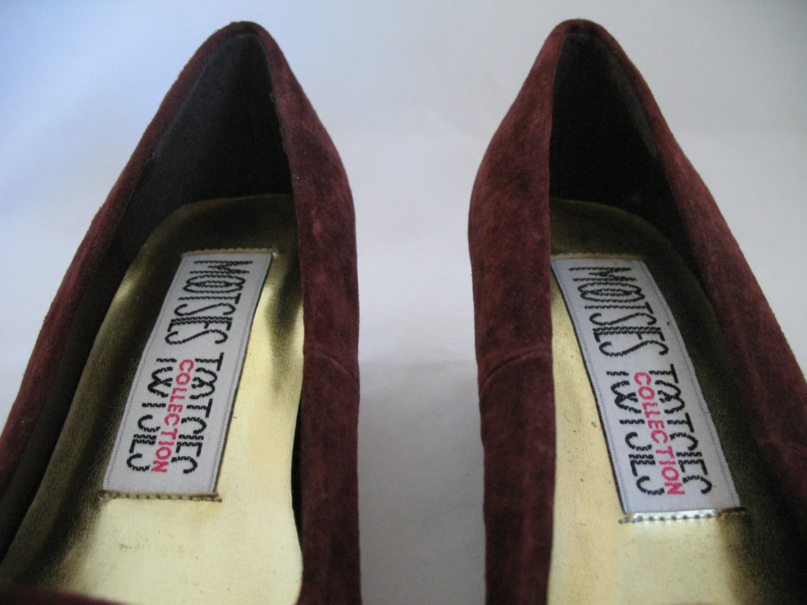New Y2K Vintage Mootsies Tootsies Womens Classic Pump Shoes Heels Leather Suede Velvet
