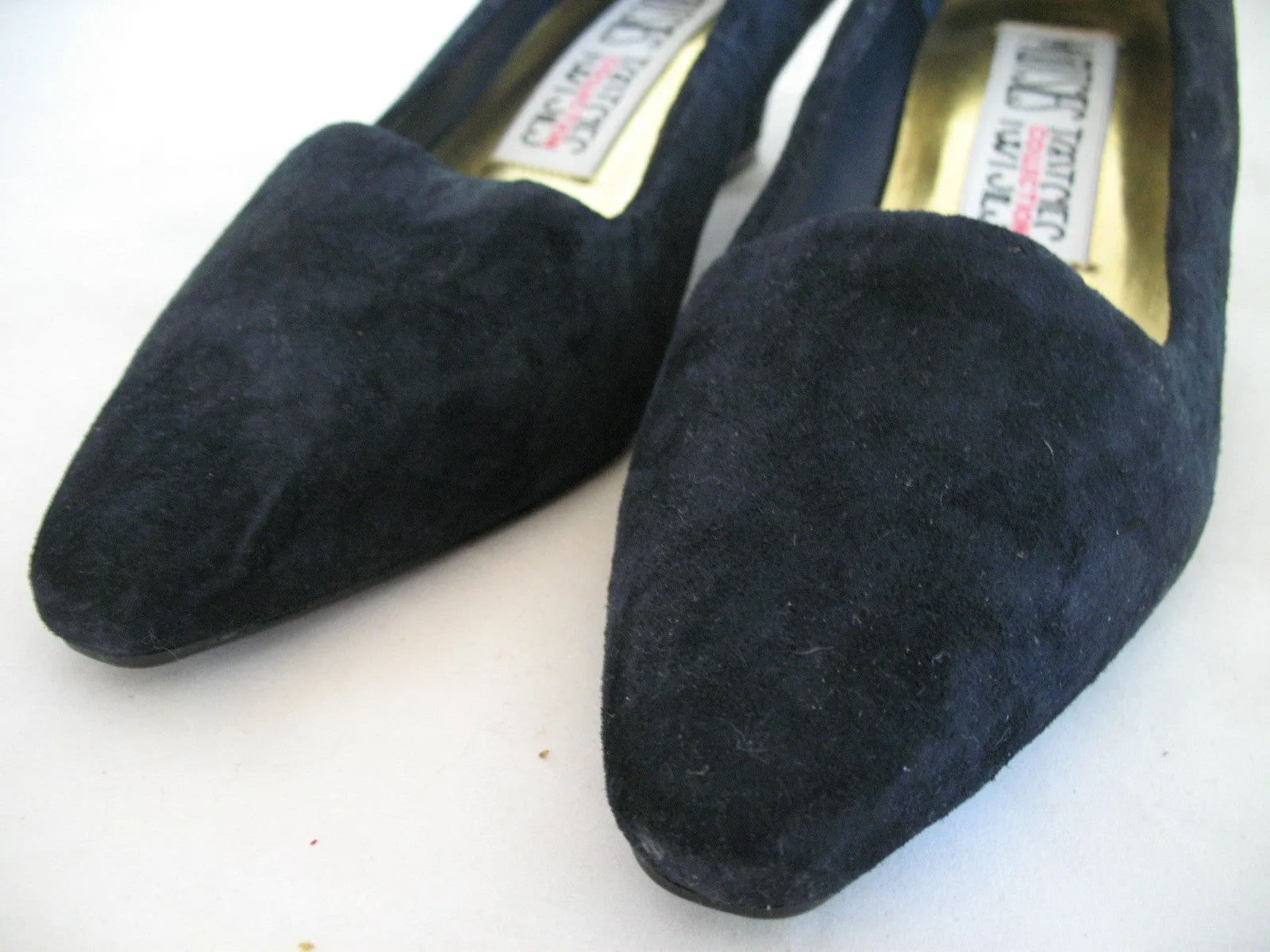 New Y2K Vintage Mootsies Tootsies Womens Classic Pump Shoes Heels Leather Suede Velvet