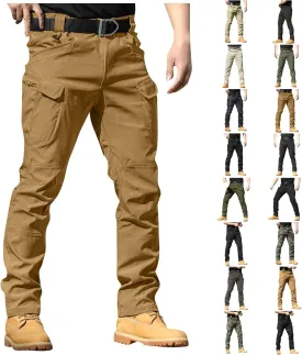 Tactical Cargo Pants for Men Ripstop Water Resistant Camo Hiking Pants Stretch Lightweight Work Pant Multi Pockets